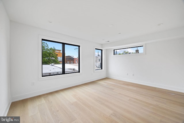 706 Latona St Unit F, Philadelphia, PA 19147 - spare room with plenty of natural light, light wood-style floors, and baseboards