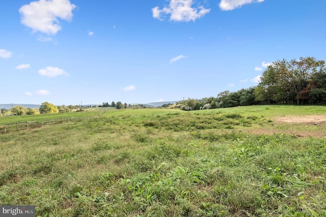 view of local wilderness featuring a rural view