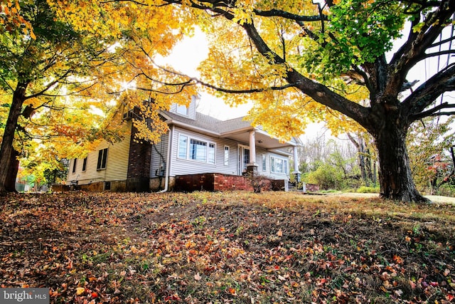 view of front of home