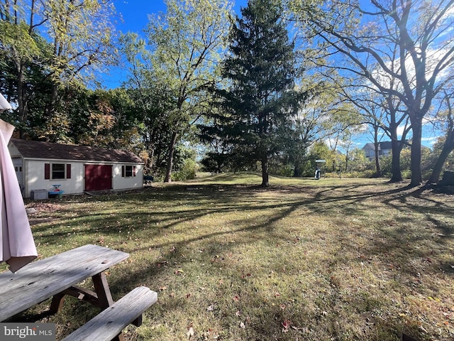 view of yard