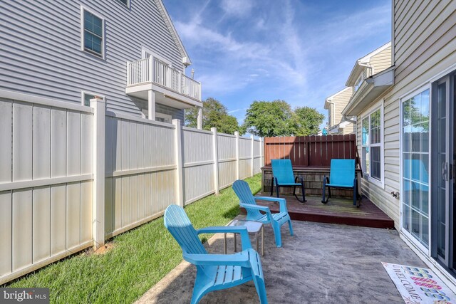 view of patio