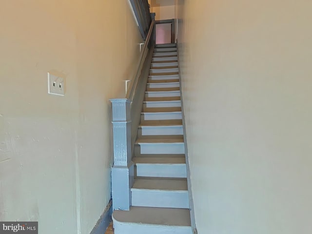 view of staircase