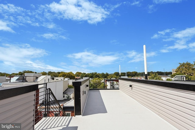 view of patio / terrace featuring a balcony