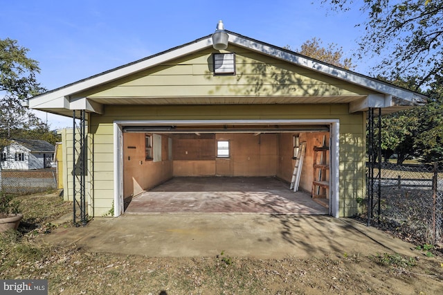 27 S St, Camden, DE 19934 - detached garage featuring fence