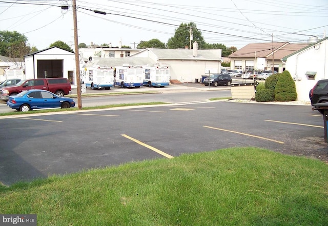 view of car parking