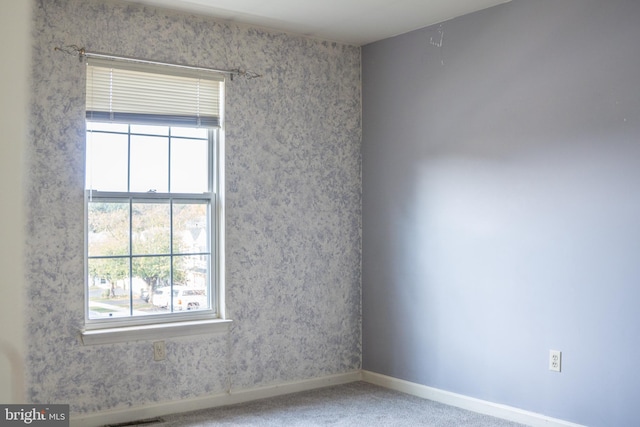 unfurnished room with a wealth of natural light