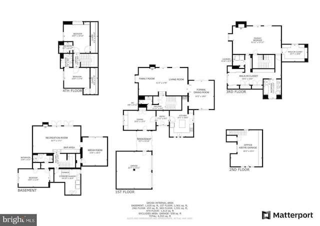 714 Belgrove Rd, Mclean, VA 22101 - floor plan / room layout