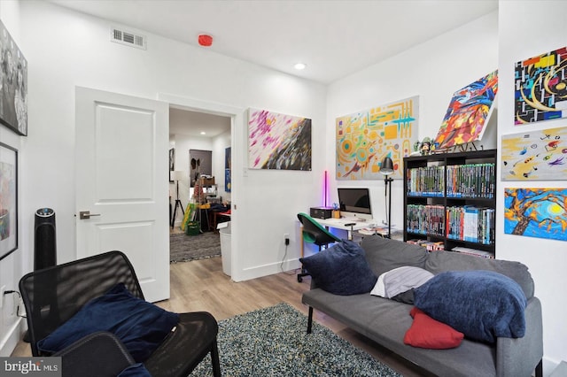 interior space featuring light hardwood / wood-style flooring