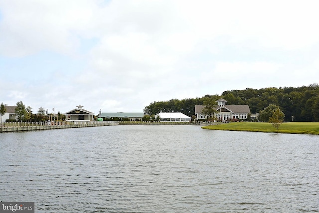 view of water feature