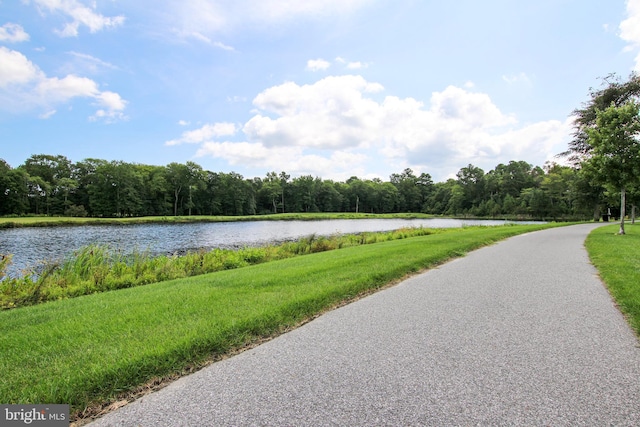 property view of water