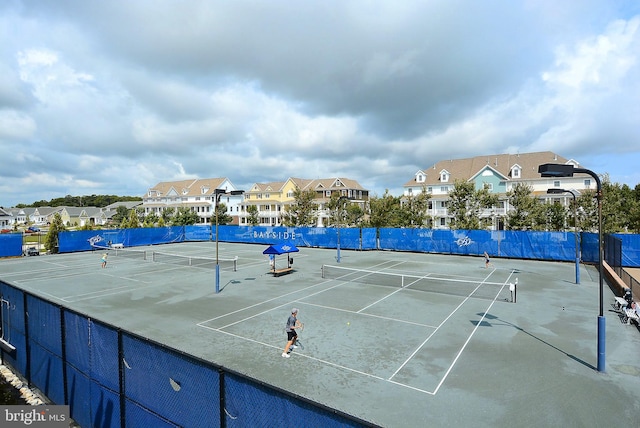 view of sport court