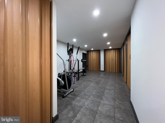 view of workout area