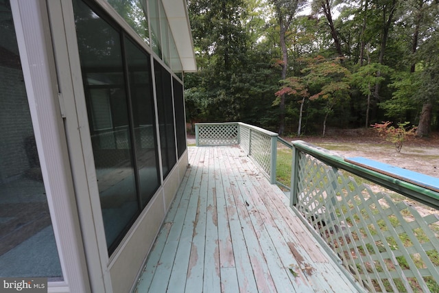 view of deck