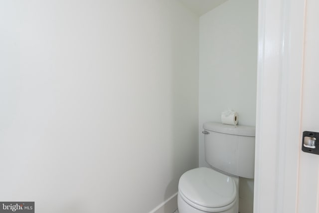 bathroom featuring toilet