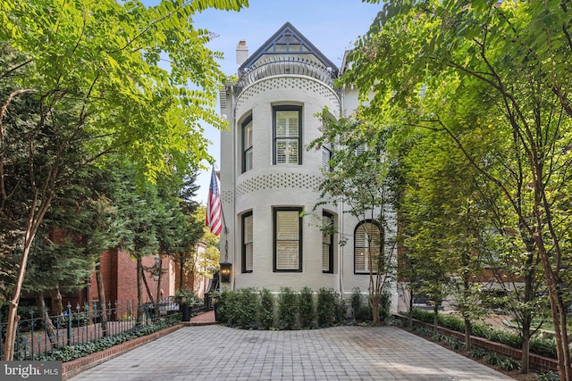 view of victorian home