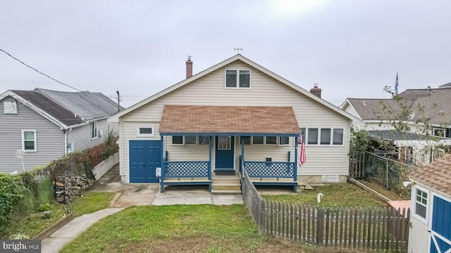 view of rear view of property