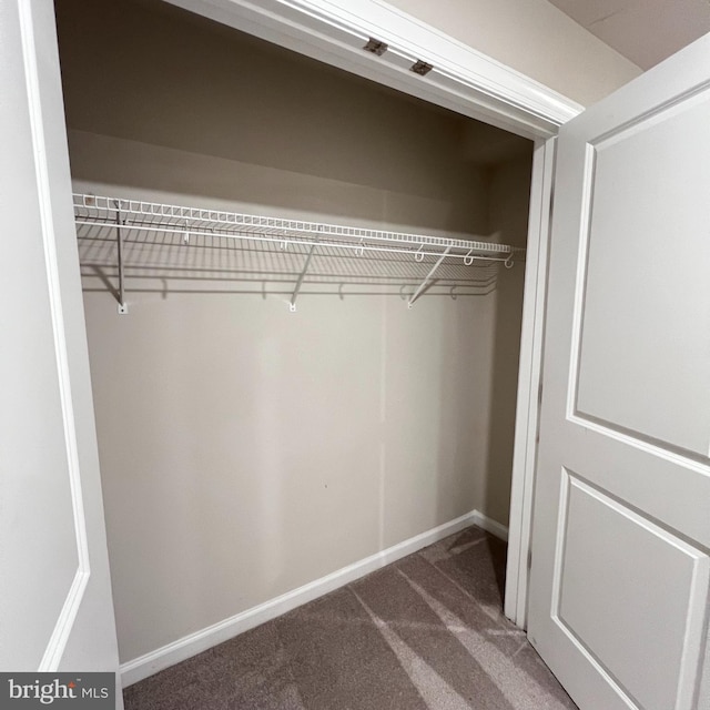 view of closet