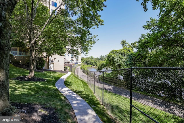 surrounding community featuring a lawn