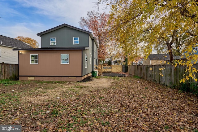 view of rear view of property