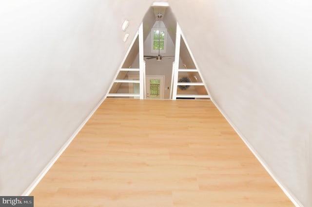 interior space featuring hardwood / wood-style flooring