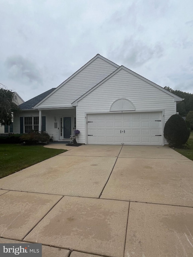 ranch-style house with a garage