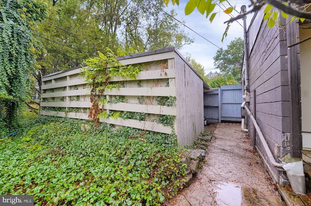 view of outbuilding