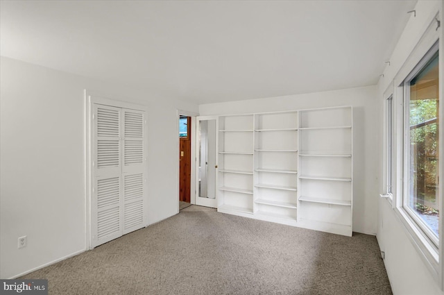 interior space with carpet flooring