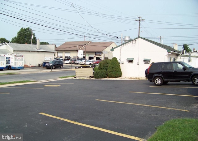 view of uncovered parking lot