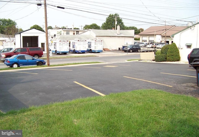 view of uncovered parking lot