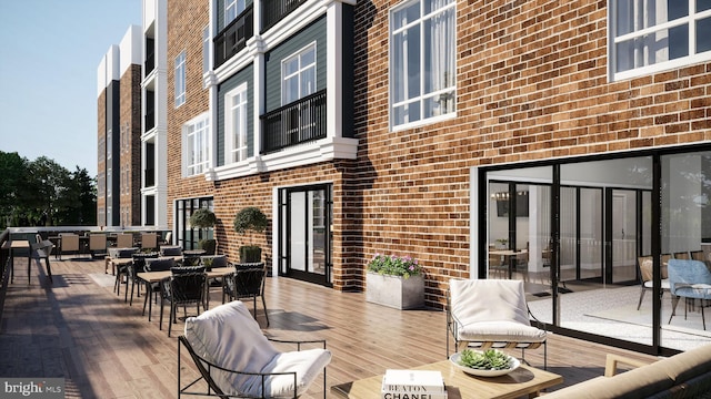 78 Old Mill Bottom Rd N Unit 112, Annapolis, MD 21409 - view of wooden terrace