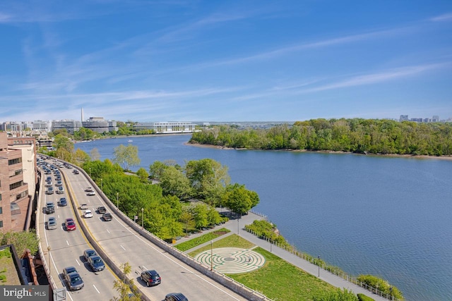 property view of water