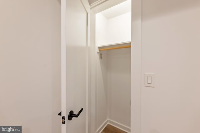 view of closet