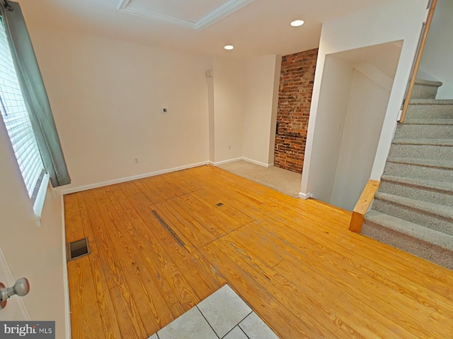 view of unfurnished living room