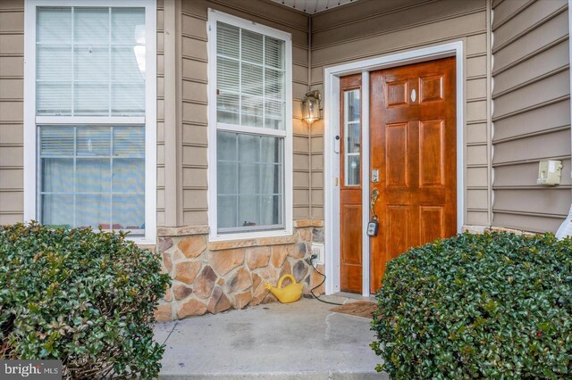 view of entrance to property