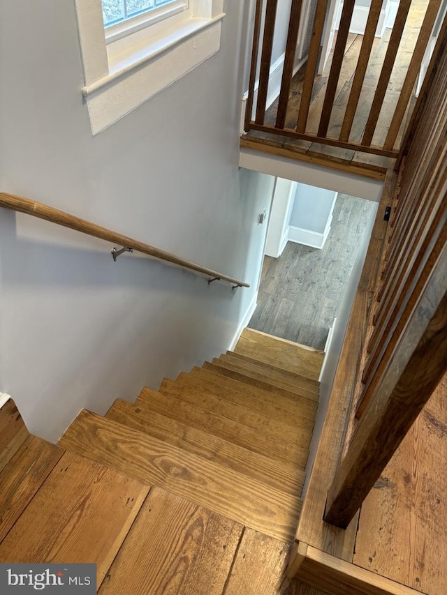 view of stairs