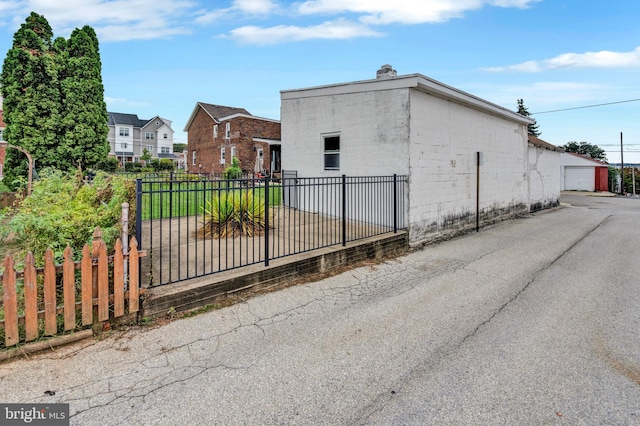 view of side of property