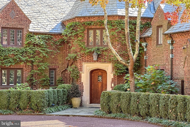 94 N Rd, Princeton, NJ 08540 - entrance to property featuring brick siding and a high end roof