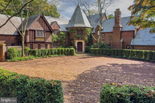 view of english style home