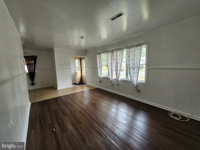 interior space featuring hardwood / wood-style flooring