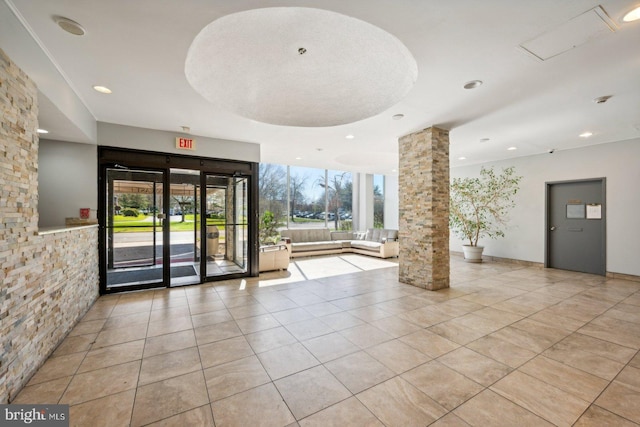 view of community lobby