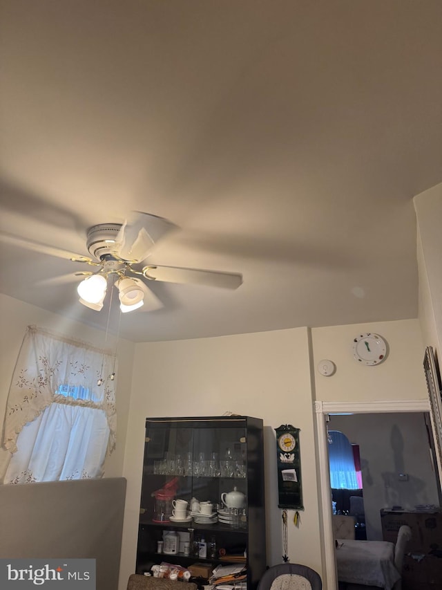 details with ceiling fan