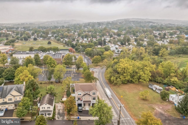 bird's eye view featuring a residential view