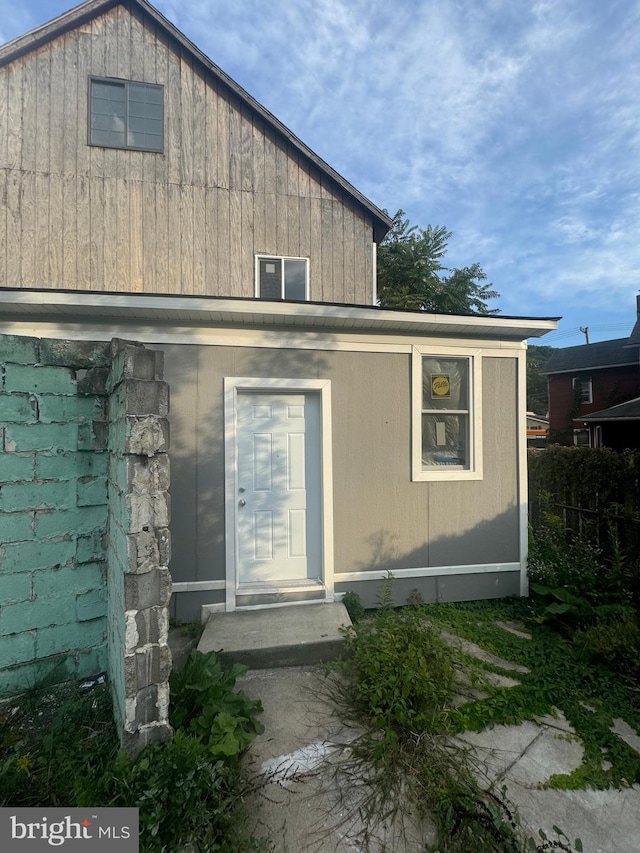 view of rear view of house