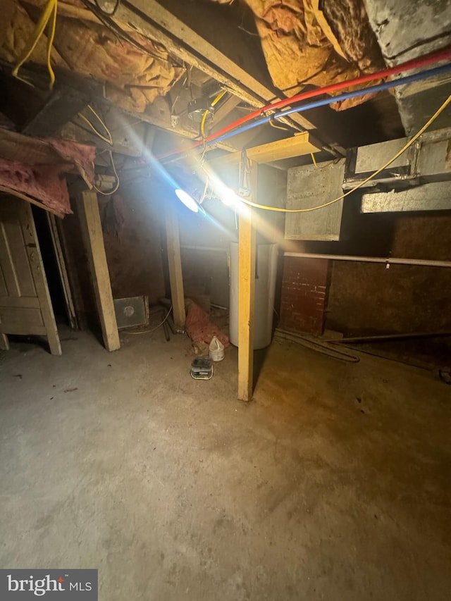 view of basement