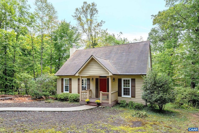 view of front of property