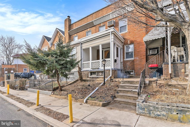 view of front of home with a porch