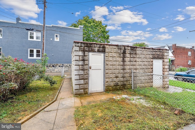 view of outbuilding