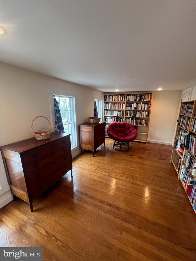 interior space featuring light wood-type flooring