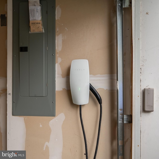 utility room featuring electric panel