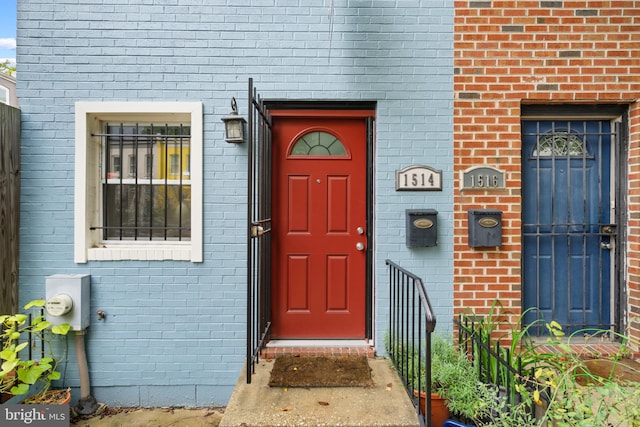 view of property entrance